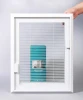 Magnetic blinds single glass glass built-in aluminum alloy toilet toilet kitchen block curtain built-in