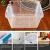 Import manufacture waterproof home transparent plastic storage container from China