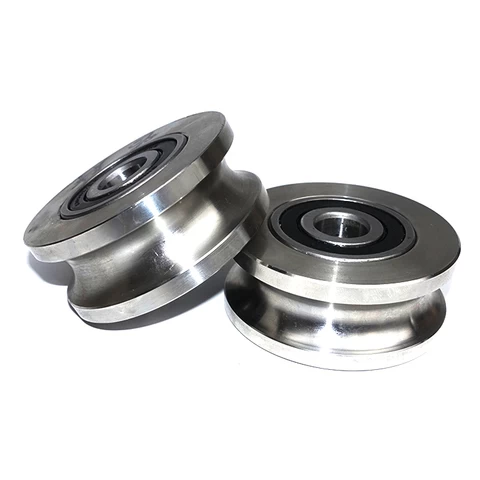 Manufacturer of H/V/U groove Stainless Steel 304 316 Pulley/Track Wheel for Sliding Gate Door/wire rope