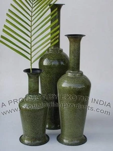 Marbleized Flower Vases