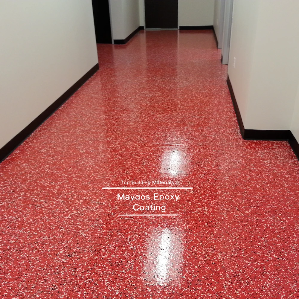 Maydos self-leveling clear epoxy resin flakes flooring coating paint