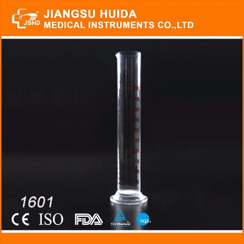 Measuring Cylinder Lab Glass with Stopper and Graduation Laboratory Cylinder CE,ISO CN;JIA Clear 1603 JSHD