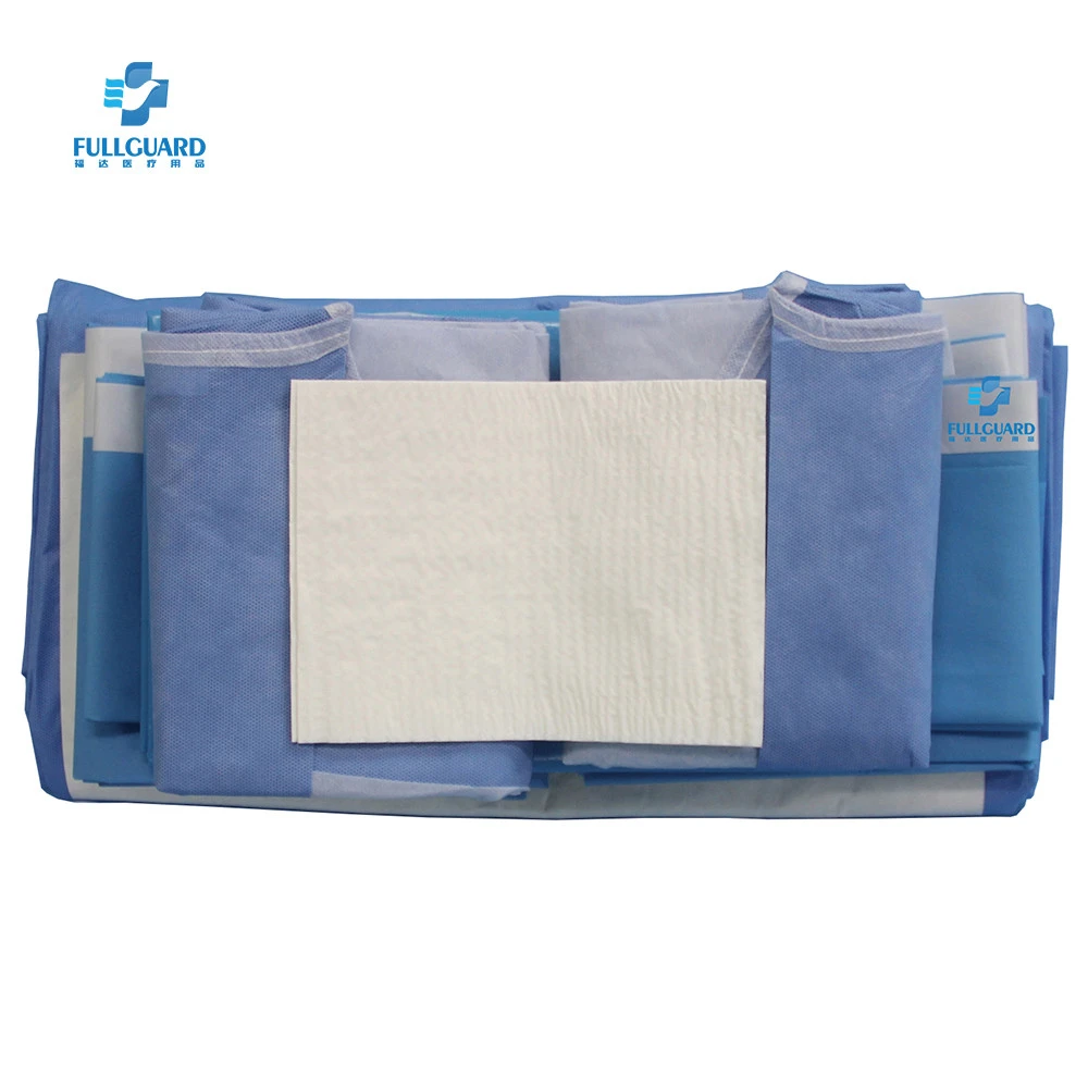Buy Medical Disposable Surgical Hole Towel Surgery Pack Laparotomy