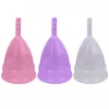 Medical Grade Silicone Menstrual Cup Set Period Cups&Foldable Sterilizer Cup Copa Menstrual