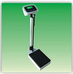 Medical human electronic weighing scale with height measuring