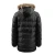 Import Mens Casual Outdoor Sport Windproof Winter parka with detachable fur hoodie Jackets Custom Logo Puffer Jackets With Fur hoody from China