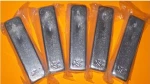 Metal indium ingot 4N5 / indium ingot for indium shot