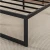 Import metal single bed base for hotel from China