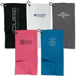 microfibre sports towel zip waffle golf towels microfiber triangle towel sports