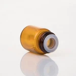 mini glass unique lotion bottle with plastic plug for astringent toner tester packaging for skin toner