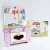 Import Mini Learning Education Wooden Set Toy Pretend Play Children Cute Pink Kitchen Cooking Set Education Toys from China