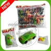 Mini racing car with candy