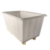 Mobile bins durable plastic food storage container carts on wheels