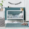 Modern Baby product solid wood Baby Cribs 4 in 1 Kids Cot Toddler Bed Bedding Set Bedroom Furniture