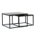 Import modern coffee wooden table metal and wood coffee table from China