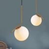 Modern Fancy lights for home decoration,Best selling products Iron glass chandelier, round modern glass ball pendant light