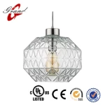 Modern simple home and hotel decoration glass pendant light