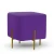 Import Modern style green velvet ottoman stool chair with gold base for living room from China