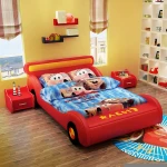 modern style kid bedroom furniture boys bed childrens race car bed kids cartoon toddler bed