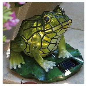 Mosaic solar frog garden ornaments (JL-R-1305)