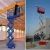 Import movable hydraulic aerial work platform from China