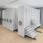 Movable rack metal filing storage compact system mobile shelving  document archive storage shelving system  Filing Cabinet