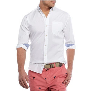 MS1803 High Quality Customised Your Own Logo Mens Casual Business Shirt