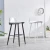 Import Multi colors metal frame pp plastic low back modern bar stool chair from China