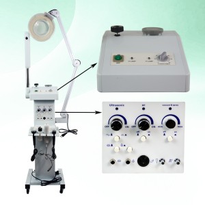 Multifunctional 6 in 1 Facial steamer with magnifying lamp