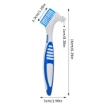 Multifunctional Double-Sided Cleaning Brushes for Personal Oral Care Dental Care and False Teeth Heads Denture Brush