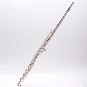 Musical Instrument 17 Open Holes Silver Plated Flute Professional Wholesale Metal Price Flute with E Mechanism