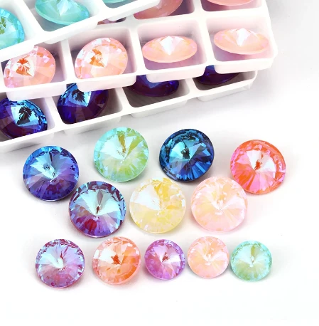N0144 Fashion Fluorescence Rhinestones Beads Applique for Clothes Decoration