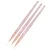 Import Nail Art Champagne Acrylic Liner Drawing Brush 3D DIY Nail Art Painting Tool from China