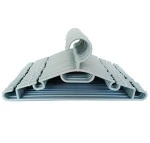 Nantong BSCI Factory Colorful Strong 39cm Plastic Clothes Hanger Garment Coat Trouser Durable Hanger Wholesale