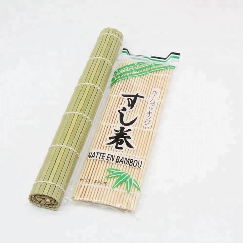 100% Natural bamboo Sushi Rolling Mat Healthy Easy Sushi Making Kit