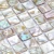 Import Natural color shell made by mother of pearl wall decorate mosaic tiles from China