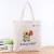 natural raw white canvas bag and canvas cotton tote bag with customer logo printed