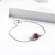 Import Natural Stone Ball Charm 925 Sterling Silver Crystal Chain Beaded Women Bracelet from China
