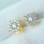 Import new 2018 latest 14K gold designs 925 sterling silver cz round stud earring from China