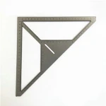 new  90 Degree 45 Degree Stainless Steel Triangle  floor drain Ruler Measuring Ast-hand Pattern Tile Ruler angle ruler