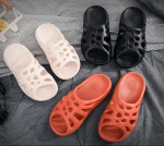 New arrival fashion skull slides sandal men summer outdoor platform soft sole heightening beach sandals slides slippers
