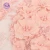Import New arrival Free shipping elegant lace in pink 3d flower embroidered fabrics from China