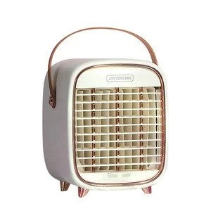 New Arrival Home Appliances Portable Mini Air Cooler Fan Water Evaporative Humidifier Office Car Air Cooler Fan