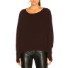 new arrival off the shoulder sweaters with hand hole knit cashmere sweater women