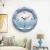 Import New arrival Simple modern style stylish geometric shape carved design living room decorative art wall clock from China