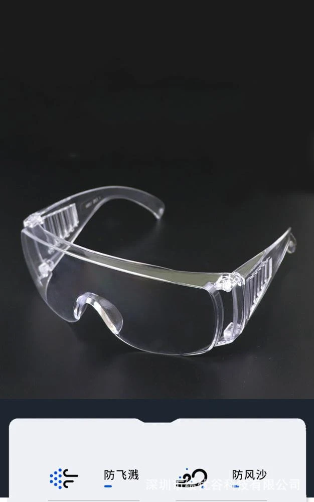 New Clear Vented Safety Goggles Eye Protection Protective Lab Anti Fog Glasses for baby adults