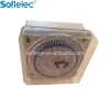 New design analog type mechanical in wall switch socket 24 hour timer