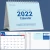 Import New Design Planner Calendar Desktop Decoration Spiral Custom Printing Desk 2022 Calendar from China