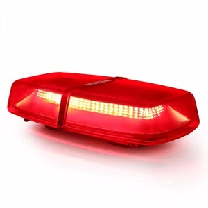 New design Public Safety Emergency Vehicles Flash Amber Blue Red 12v 24v 36w Led Warning Strobe Light with Magnetic Mounted