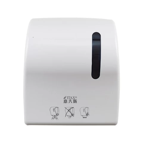 New design toilet Wall mounted paper towel holder ABS plastic auto cutting tissue paper dispenser